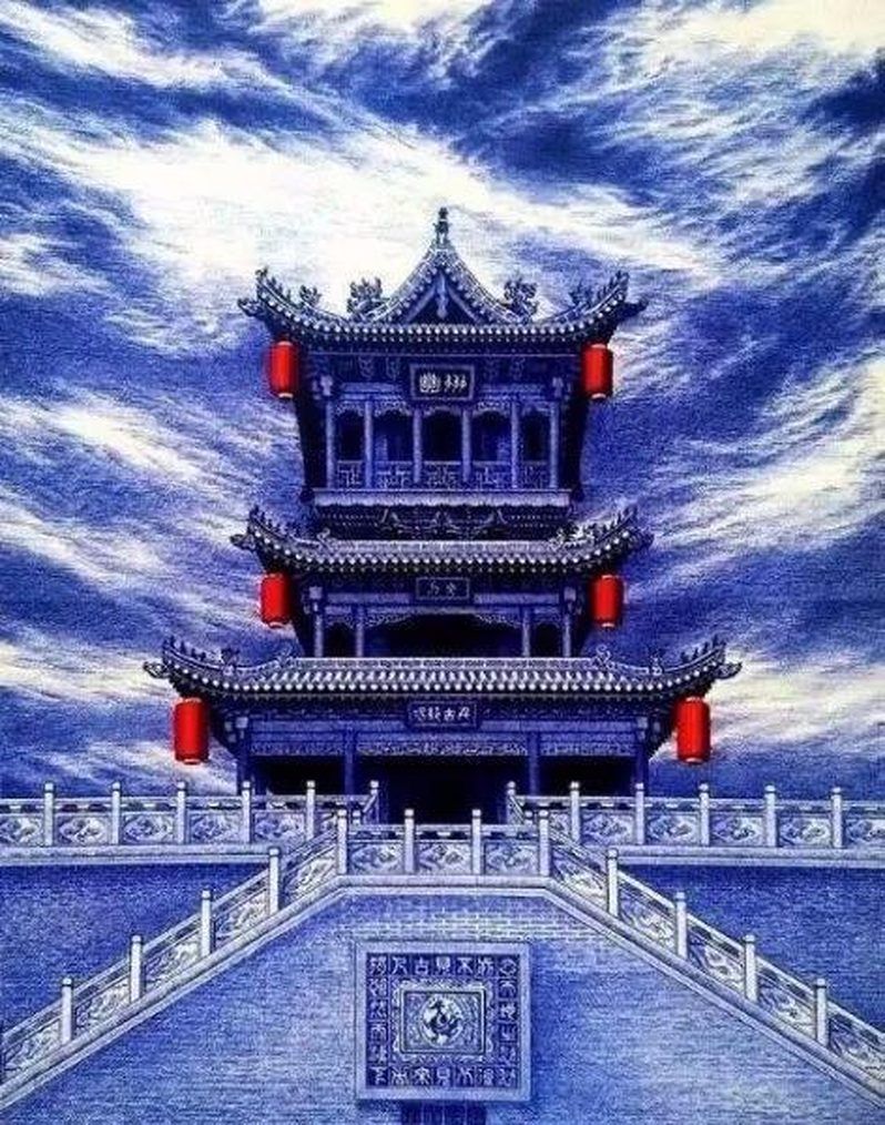 Китайский художник Чжугэ Цинцзя
